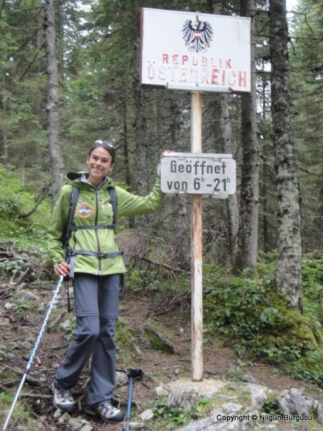 Unsere Wanderführerin Christina