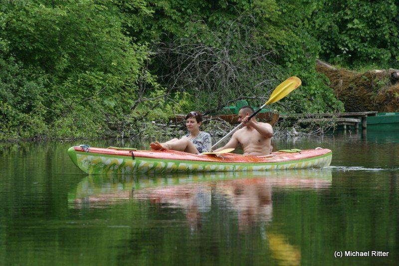Paddler auf der Krutyna