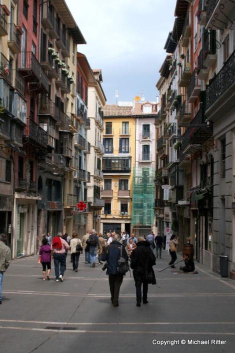 Strassenbild Pamplona