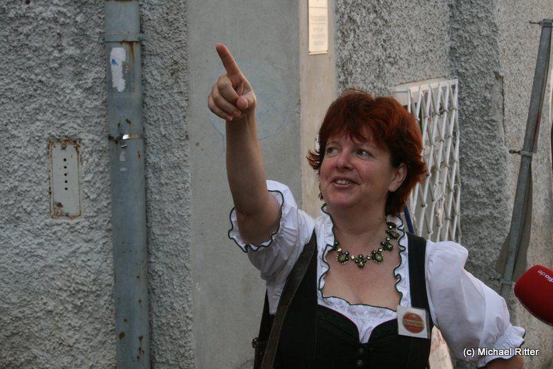 Martina Gyuroka als Salzburger Bierguide