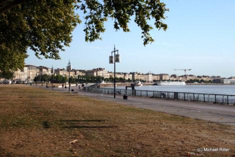 Die Garonne in Bordeaux