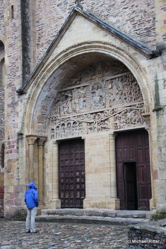 Kirchenportal in Conques