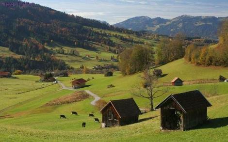 Bergige Landschaft