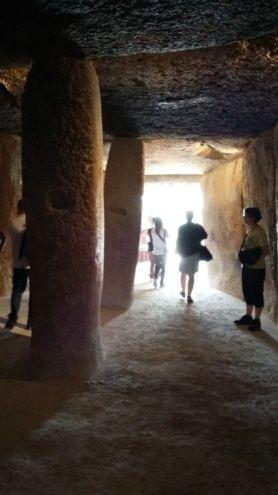 Im Inneren der Dolmen-Anlage