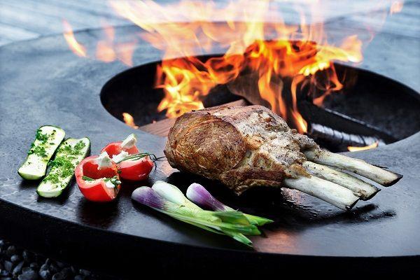 Grillen am Feuerring