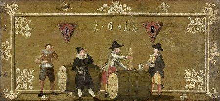 Darstellung einer Bierbeschau und einer Fassvisier