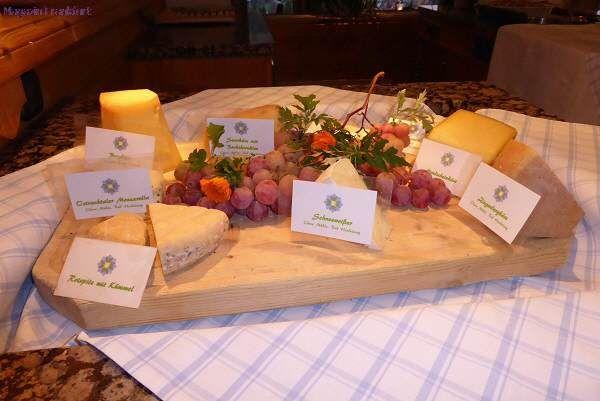 Bio-Käse vom Buffet
