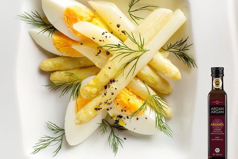 Spargelsalat mit Arganöl