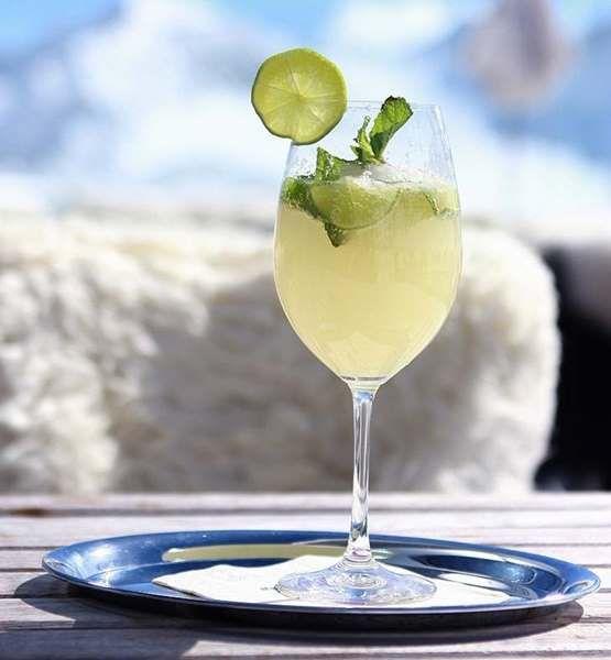 Zum Genießen auf dem Berg ein geeister Mojito?