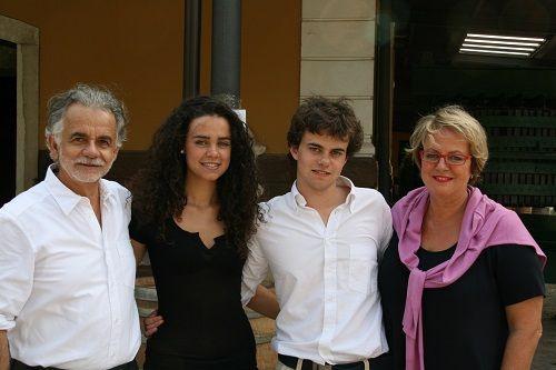 Familie Endrici mit Lisa Maria und Daniele
