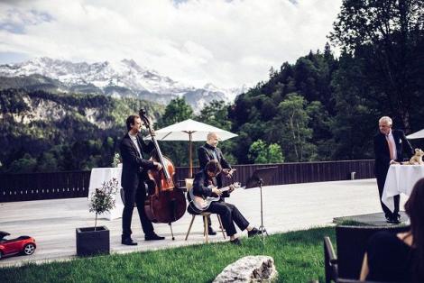 Musik auf der Terrasse