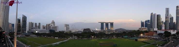 Blick auf Singapur