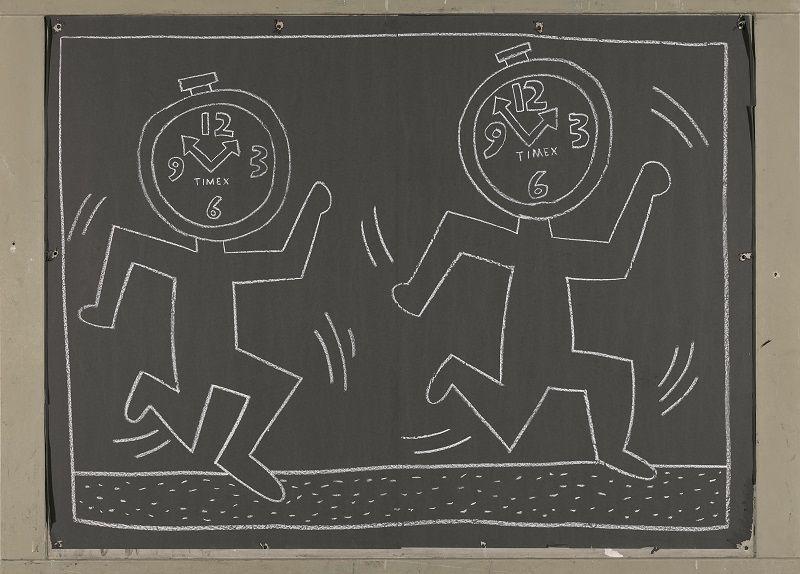 Keith Harings Subway Drawing, 1982/84