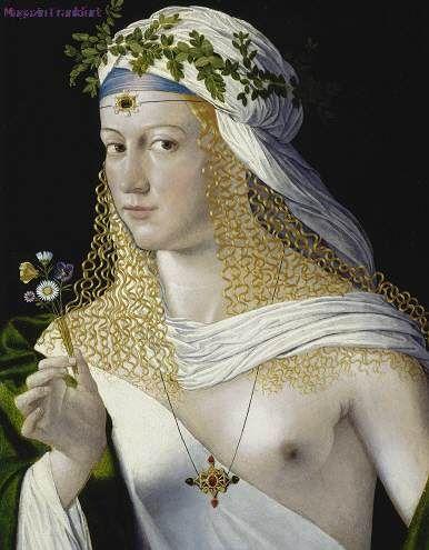 Bartolomeo Veneto, Idealbildnis als Flora