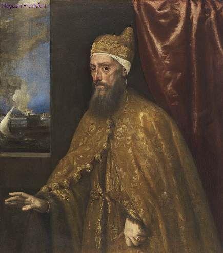 Tizian, Bildnis des Dogen Franceco Venier